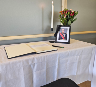 Lenke til artikkel: Kondolanse ved kongens bortgang
